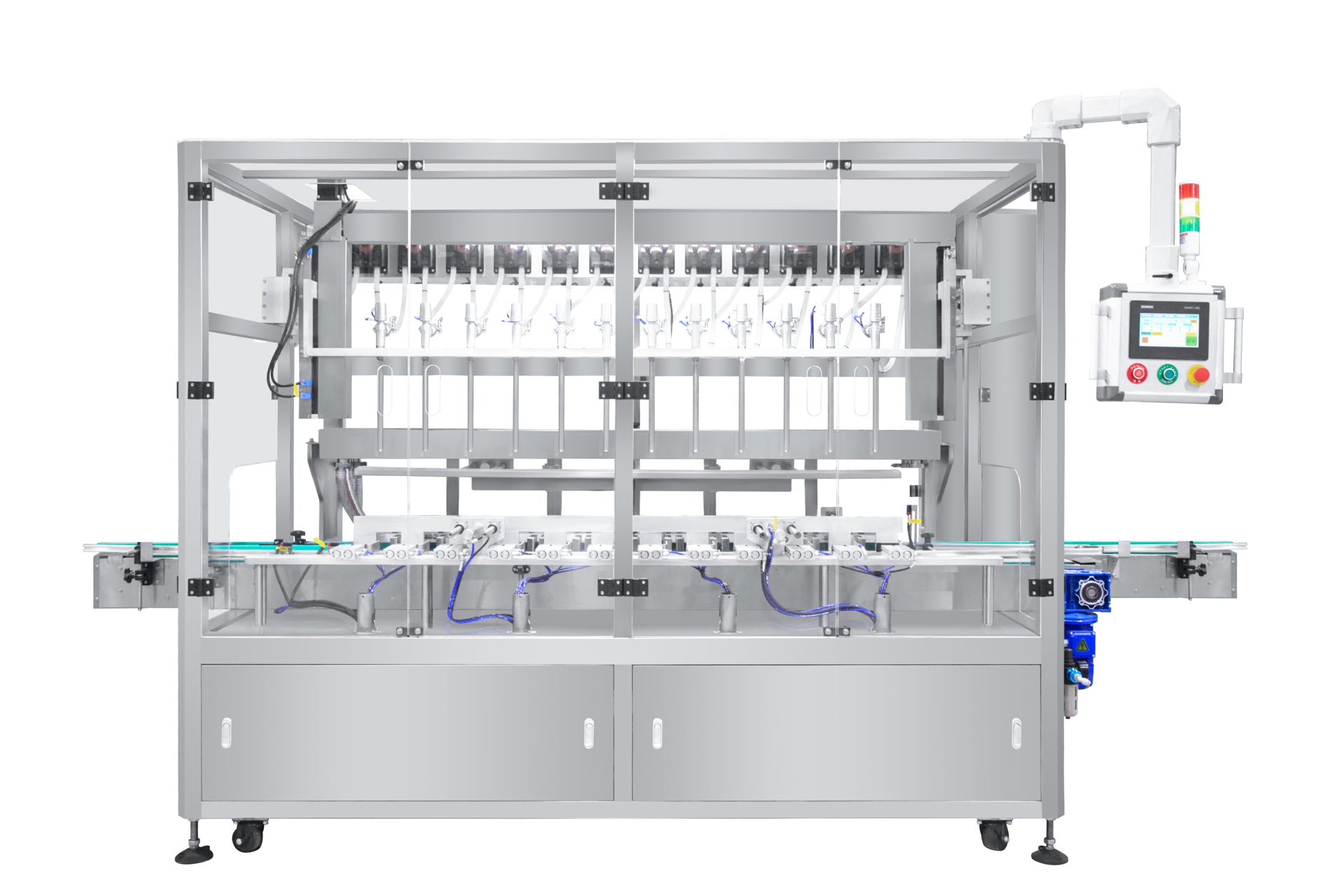 12-Head Net Weight Filling Machine: Front view